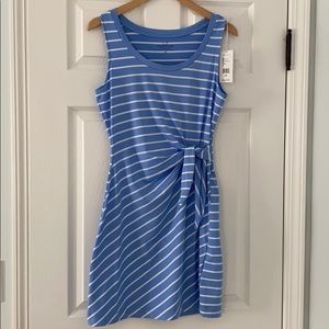 Vineyard Vines Sankaty Tie Tank Dress: Blue Stripe